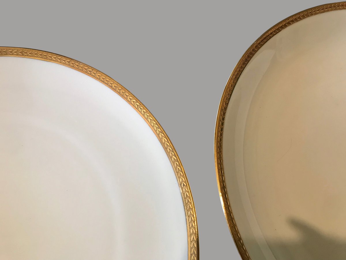 Superbe service de table en porcelaine de Limoges – Manufacture Chastagner -photo-5