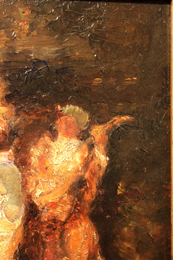 Oil On Cardboard By Adolphe Monticelli-photo-3