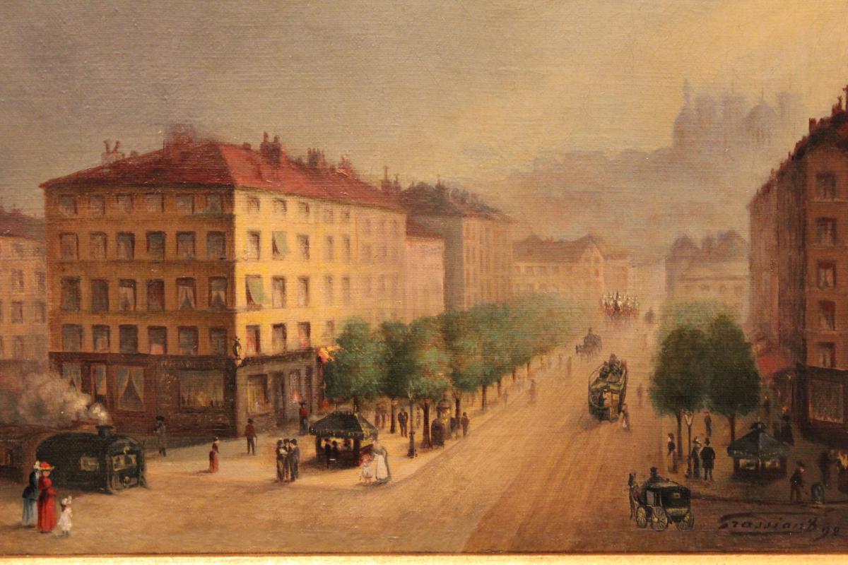 Table Parisian Street Scene Time Nineteenth Century-photo-3