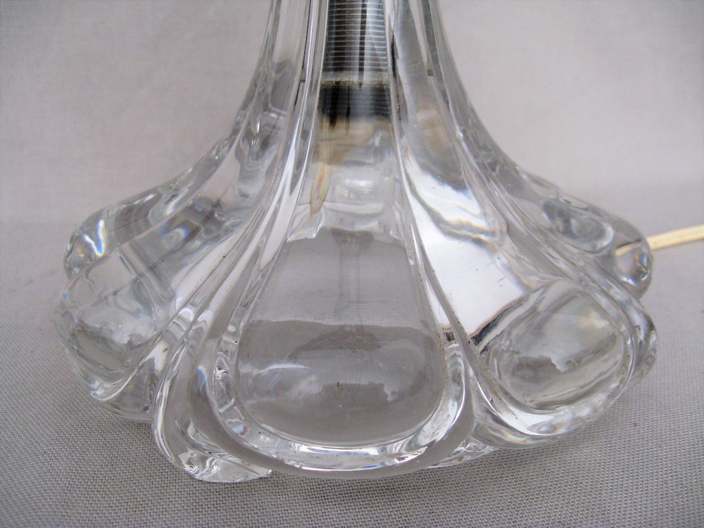 Crystal Lamp Baccarat Late Nineteenth Century-photo-1