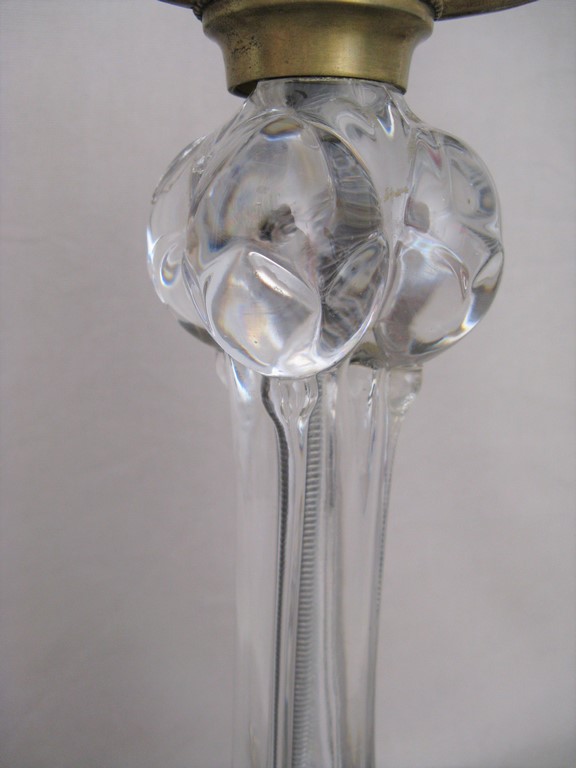 Crystal Lamp Baccarat Late Nineteenth Century-photo-2