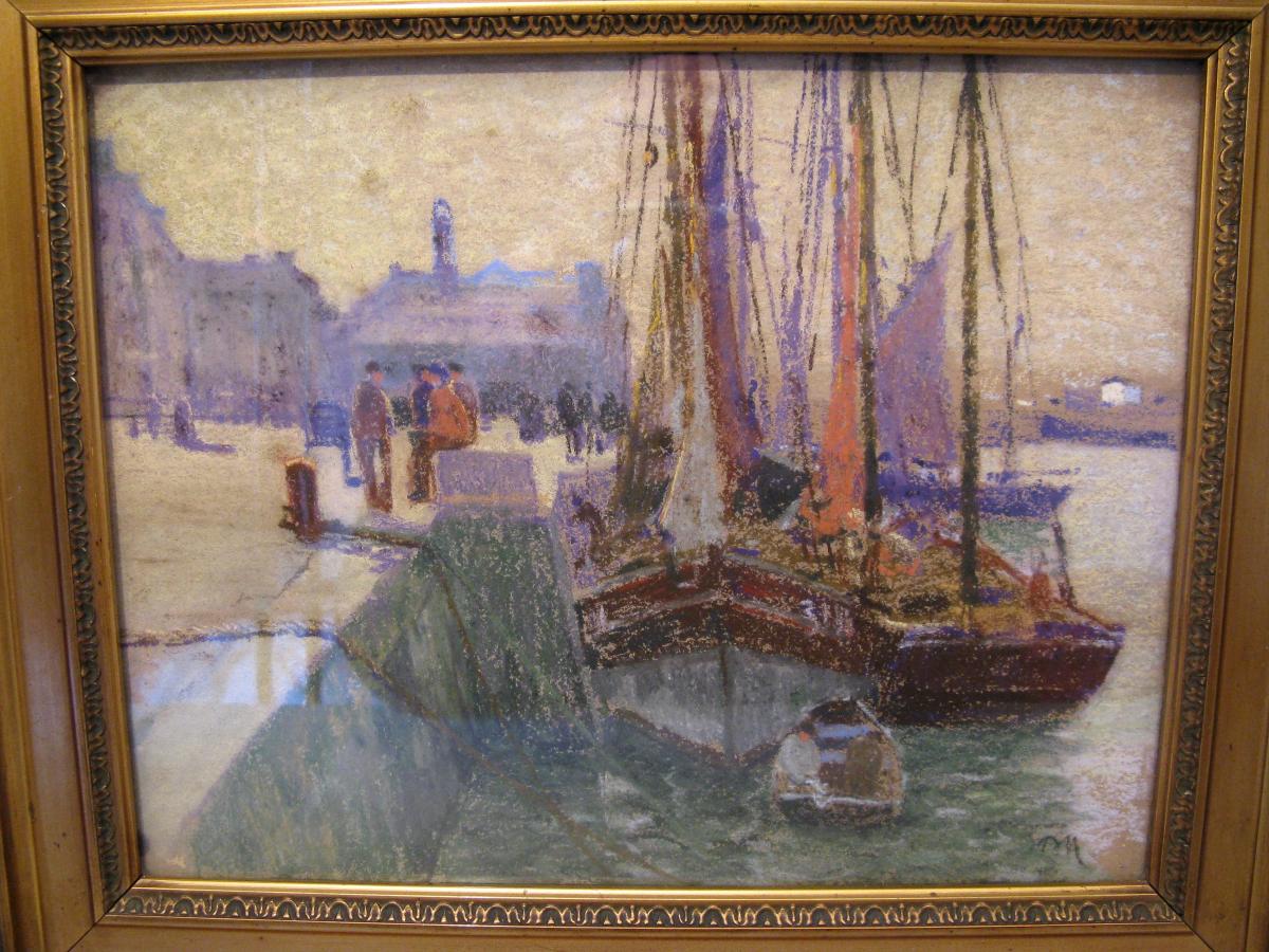 Marine Pastel Time Early Twentieth Century-photo-2