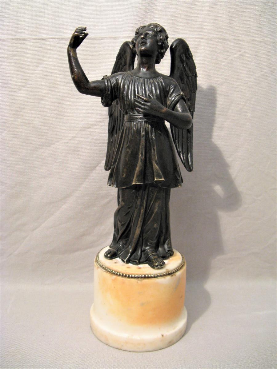 Sculpture bronze ange époque XIX ème siècle