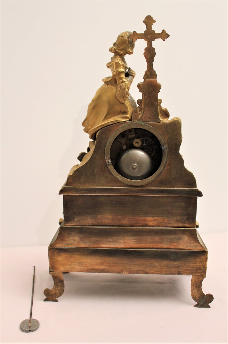 Gilded Bronze Clock Restoration Period S. Marti Movement And Co. XIX Century-photo-2