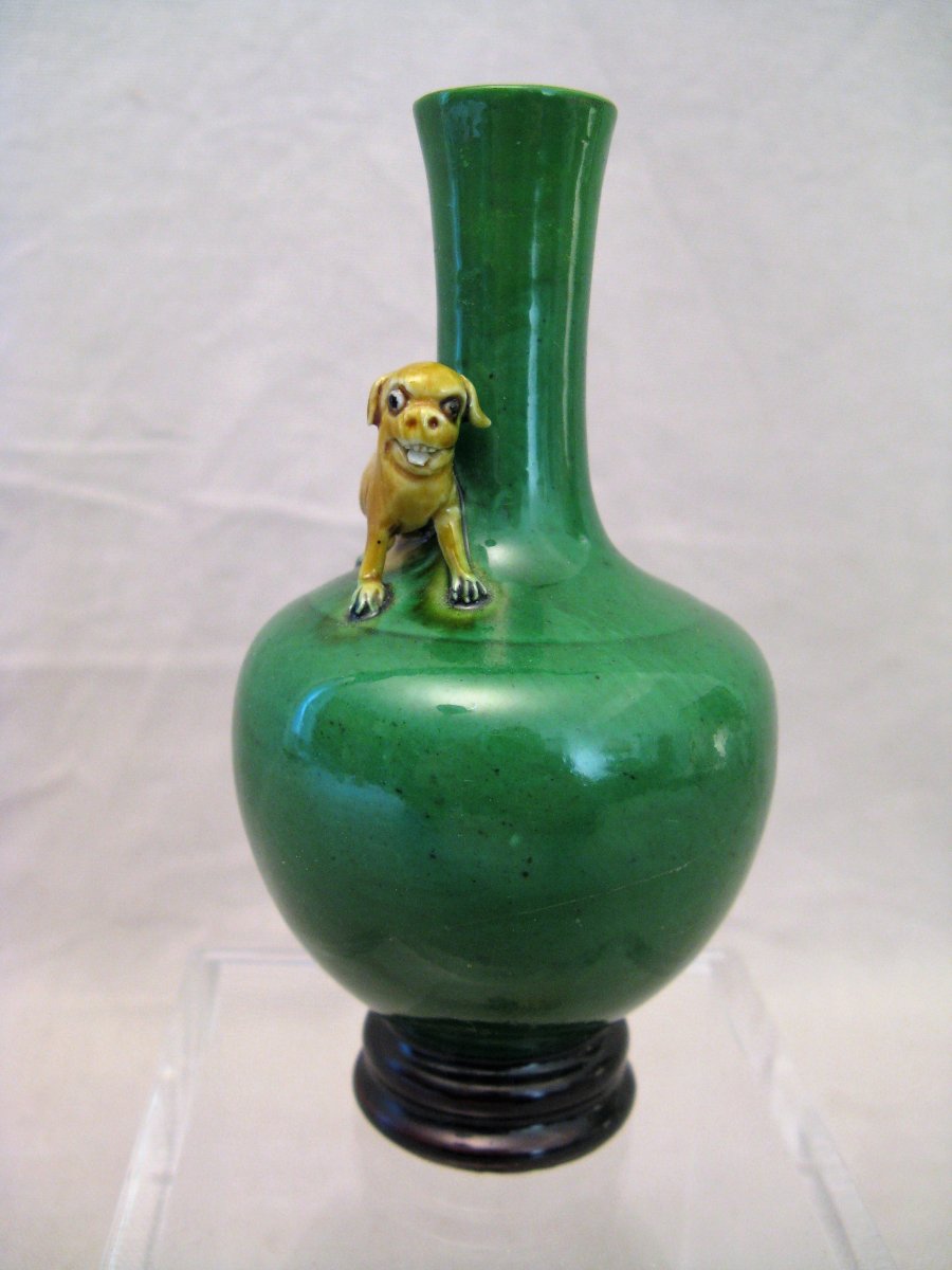 Ancien petit vase en porcelaine de Chine-photo-2