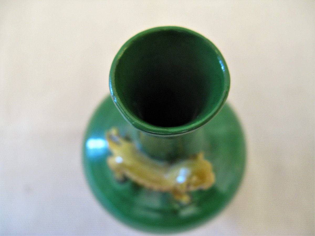 Ancien petit vase en porcelaine de Chine-photo-3