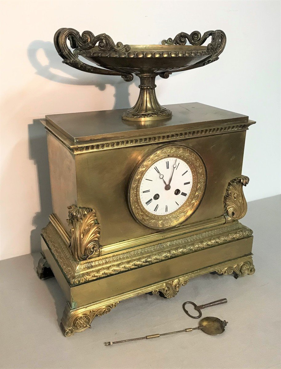 Gilt Bronze Clock, Restoration Period