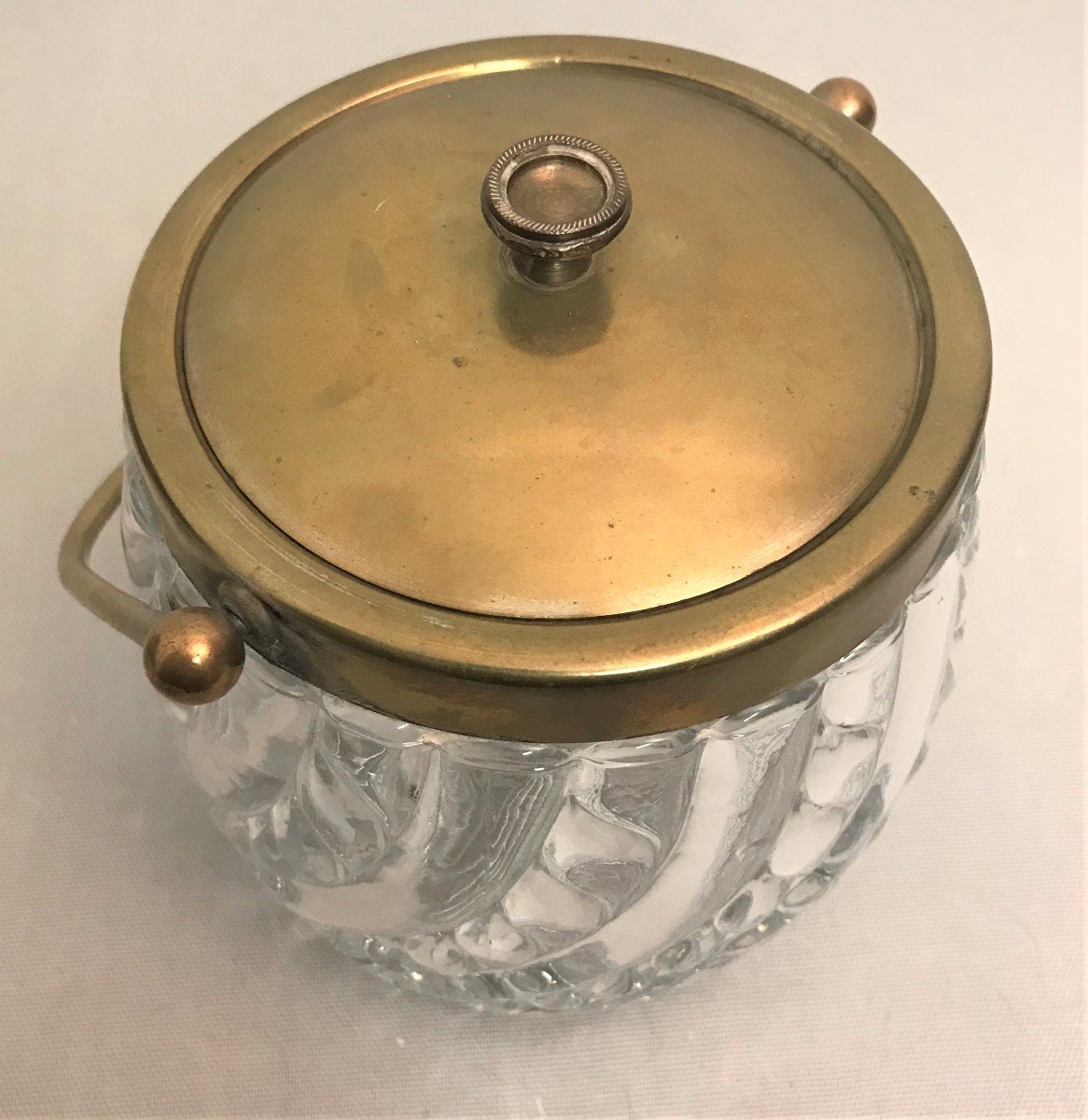 Saint Louis Crystal Biscuit Bucket From The 20th Century-photo-3