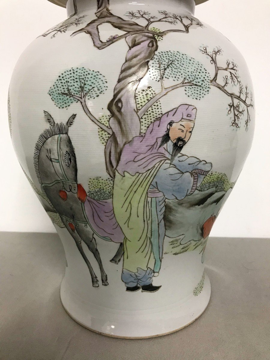 Ceramic Covered Pot China 20th Century-photo-2
