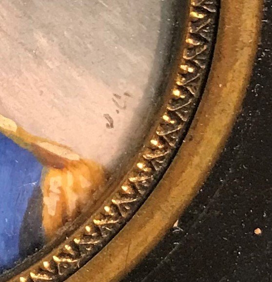 Miniature  Century Military Portrait-photo-3