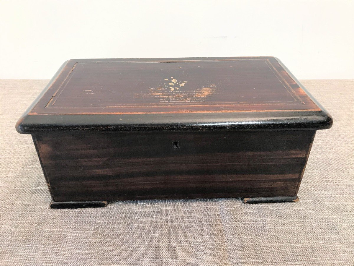 19th Century Six Tunes Music Box-photo-3