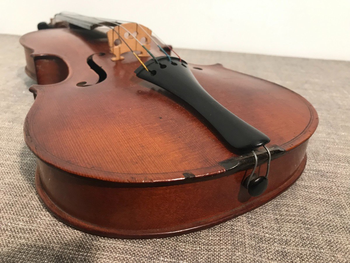 Violon ancien taille 3/4 ( 33,8 cm ) époque XXème siècle-photo-1