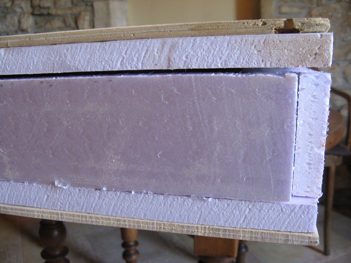 Tableau aquarelle représentant une chaumière époque XXème siècle-photo-3