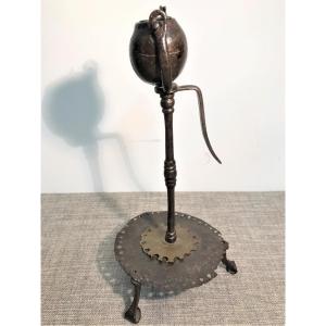 17th Century Haute Epoque Oil Lamp