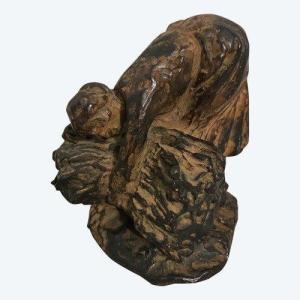 Sculpture bronze  " La Botteleuse " par Aimé Jules Dalou XIXème siècle 