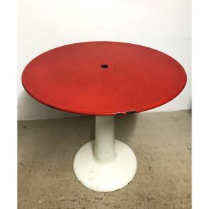 Tolix Pedestal Table Model G By Xavier Pauchard