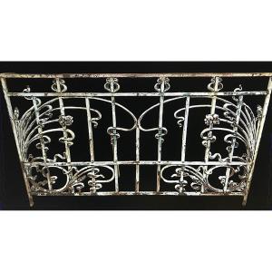 Art Nouveau Cast Iron Railings