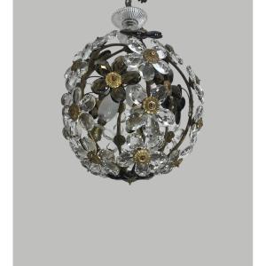 Homemade Flower Ball Chandelier Rings