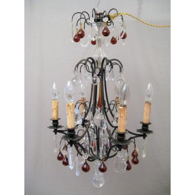 Chandelier Pendants Color Six Lights XIX