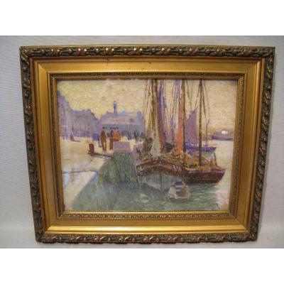 Marine Pastel Time Early Twentieth Century