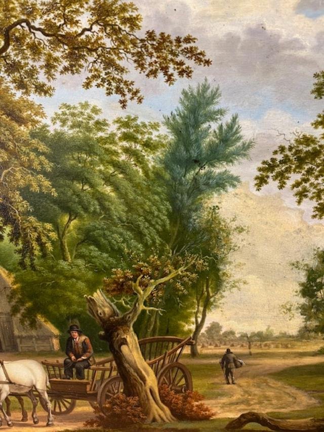 Huile Sur Panneau XIXéme-photo-7