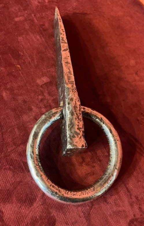 18th Century Wrought Iron Ring