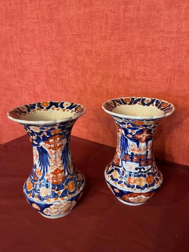 Paire de vase Imari, Japon 19ème