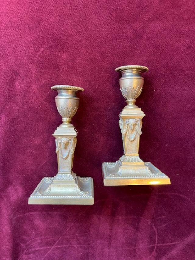 Pair Of 19th Century Candlesticks-photo-2