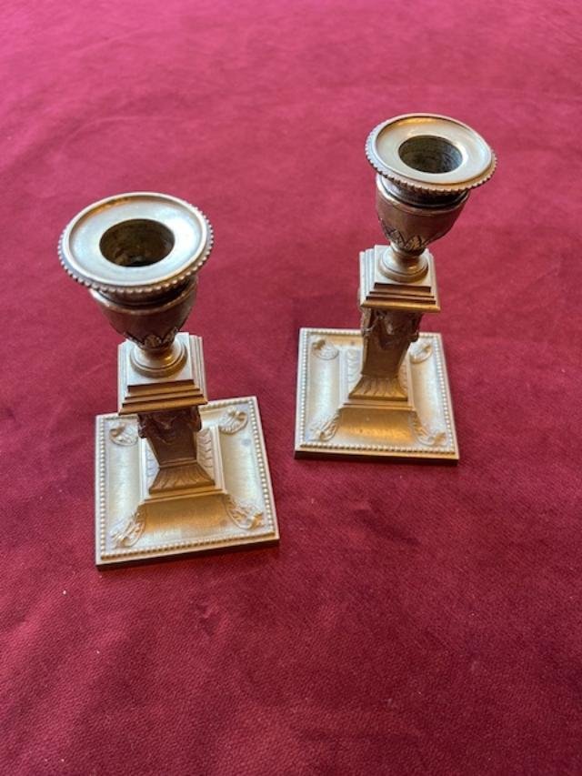 Pair Of 19th Century Candlesticks-photo-3