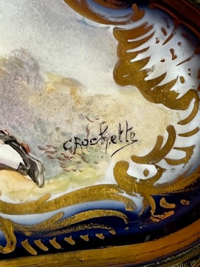 Bonbonnière / Boite en porcelaine de Sèvres-photo-3