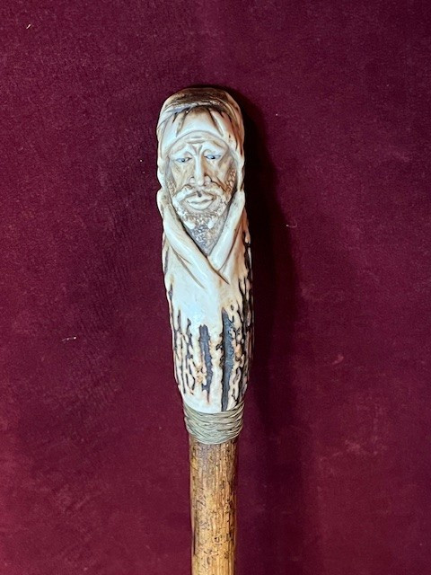 Canne pommeau visage de Berbère