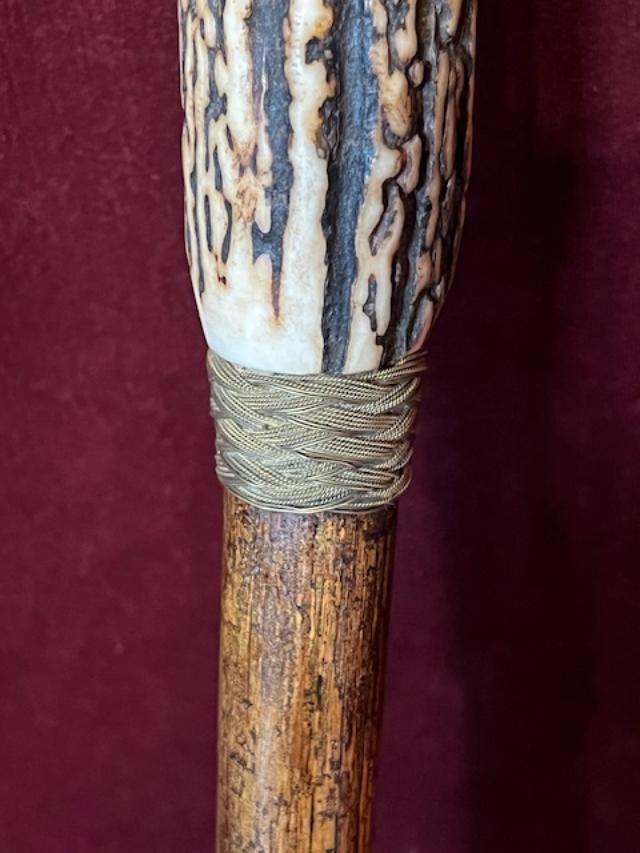 Antique Walking Stick With A Berber Head-photo-5