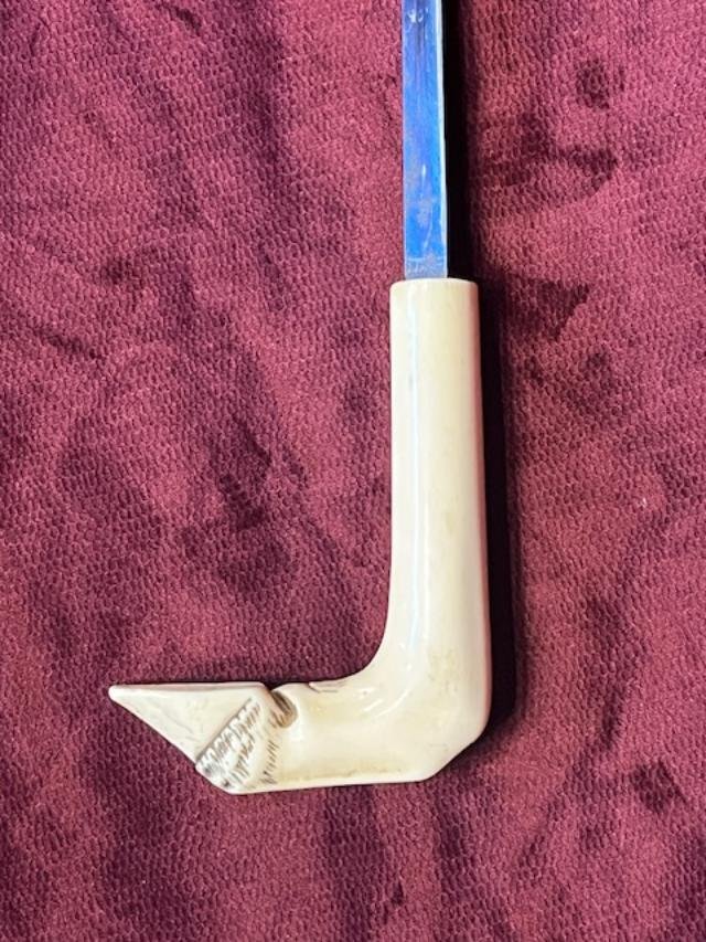 Canne épée pommeau patte de cervidé -photo-3