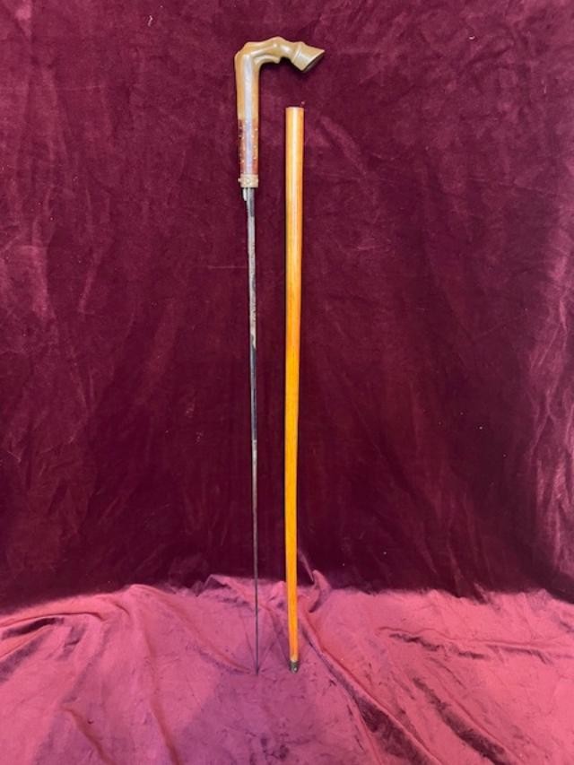 Sword Cane, Horse's Hoof Pommel