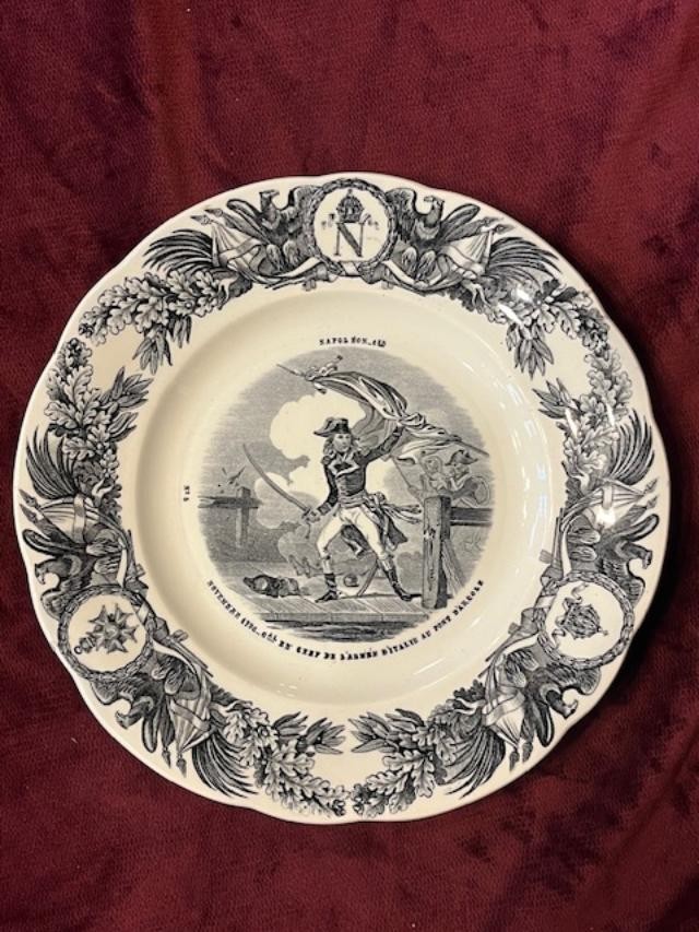 Lot complet assiettes Napoléon 1er