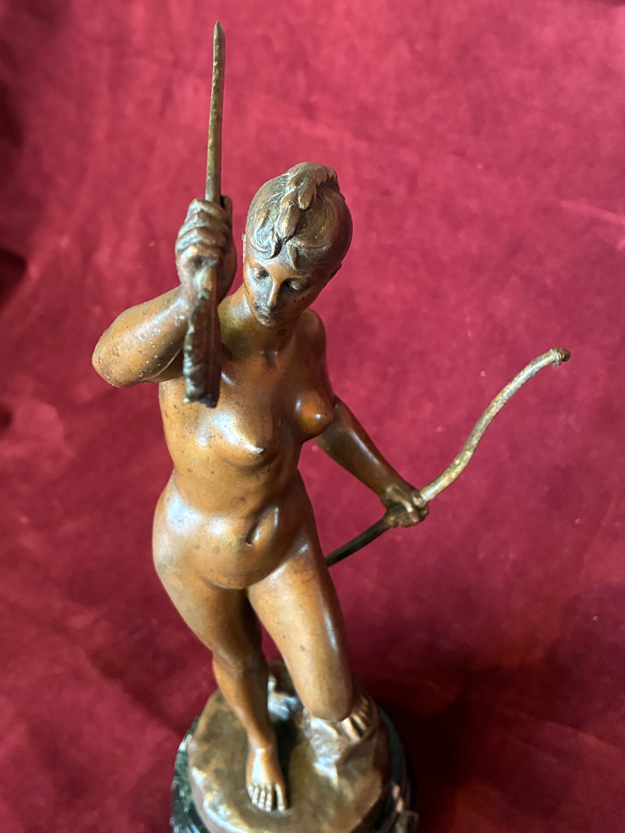 Bronze Statue Of Diana The Huntress -photo-3