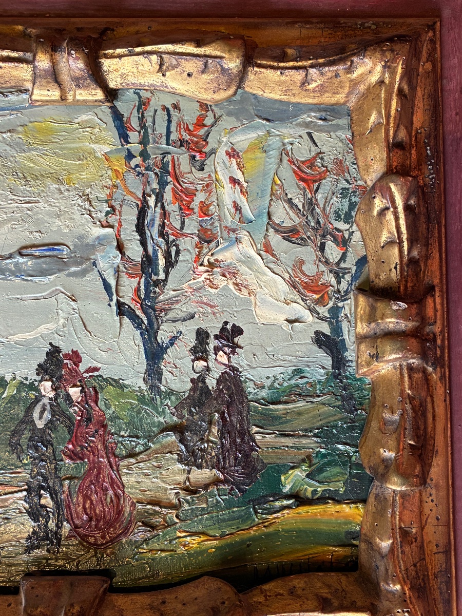 Oil On Canvas By Gabriel Dauchot-photo-2