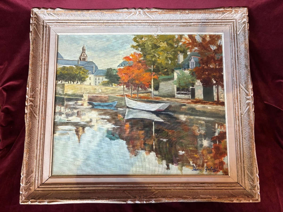 Oil On Canvas, *autumn In Quimperlé*