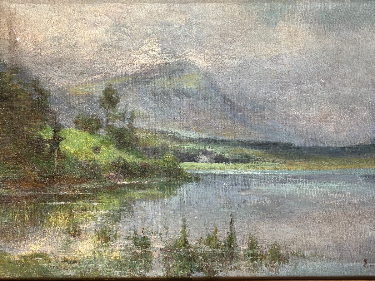 Paysage impressionniste Emile Vouga-photo-2