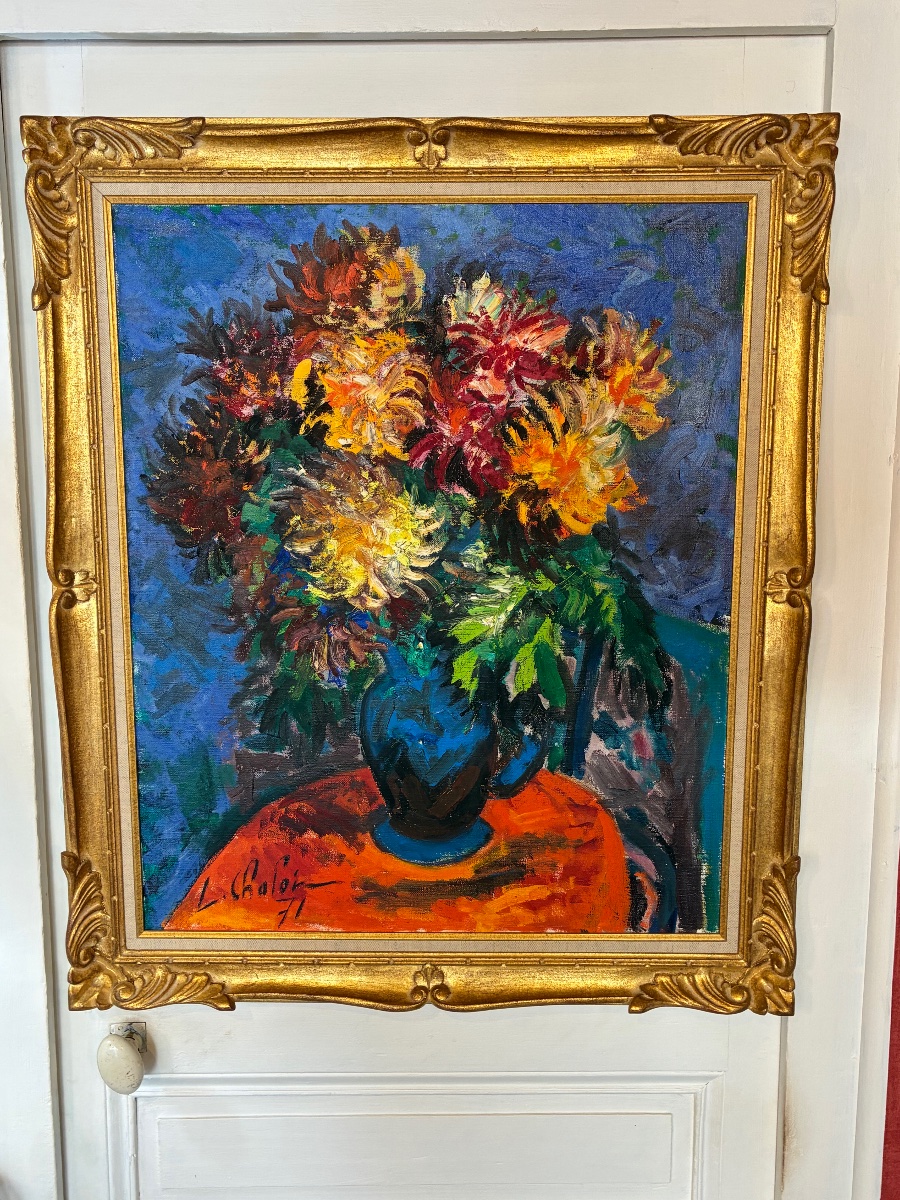 Huile sur toile Léon Chaloin
