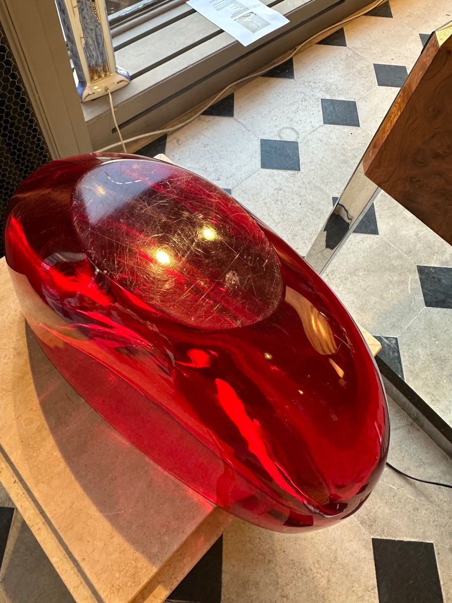 Grand Vase En Verre De Murano 1970-photo-4