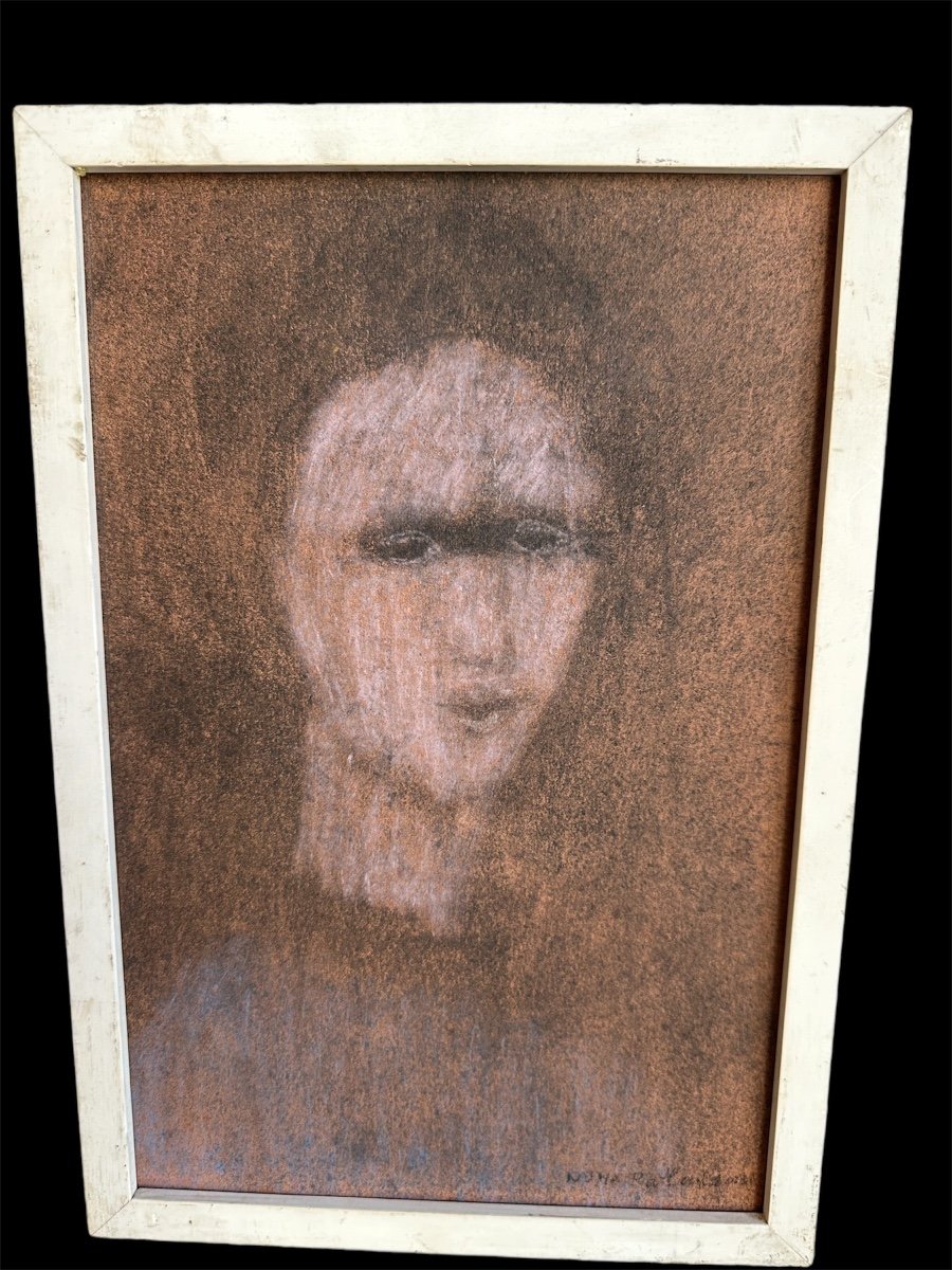 Numa Patlagean Russian Sculptor Pastel 1925 Paris School