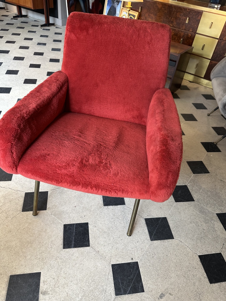 Fauteuil Lady Marco Zanusso  Par Arflex Italie 1960-photo-2