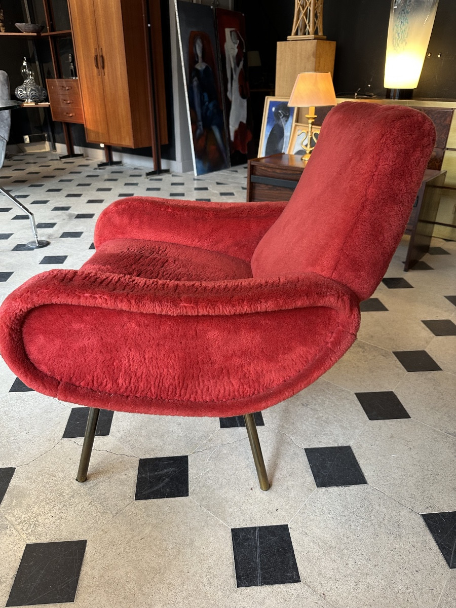 Fauteuil Lady Marco Zanusso  Par Arflex Italie 1960-photo-3