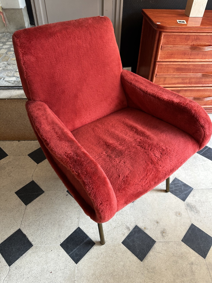 Fauteuil Lady Marco Zanusso  Par Arflex Italie 1960-photo-4