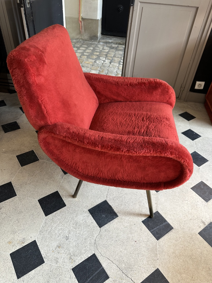 Fauteuil Lady Marco Zanusso  Par Arflex Italie 1960