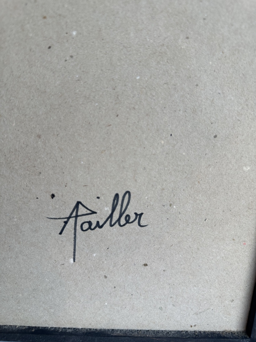 Panneau sculpture par André Pailler 1960 la rhétorique du carré -photo-6