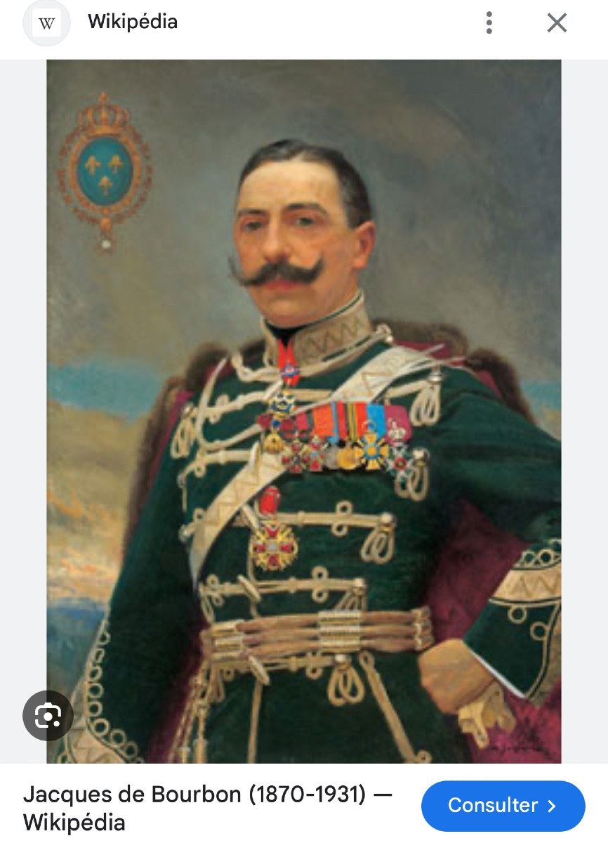 Watercolor Depicting Jack The Dog Of Jaime De Bourbon, An Officer In The Army Of Tsar Nicholas -photo-3