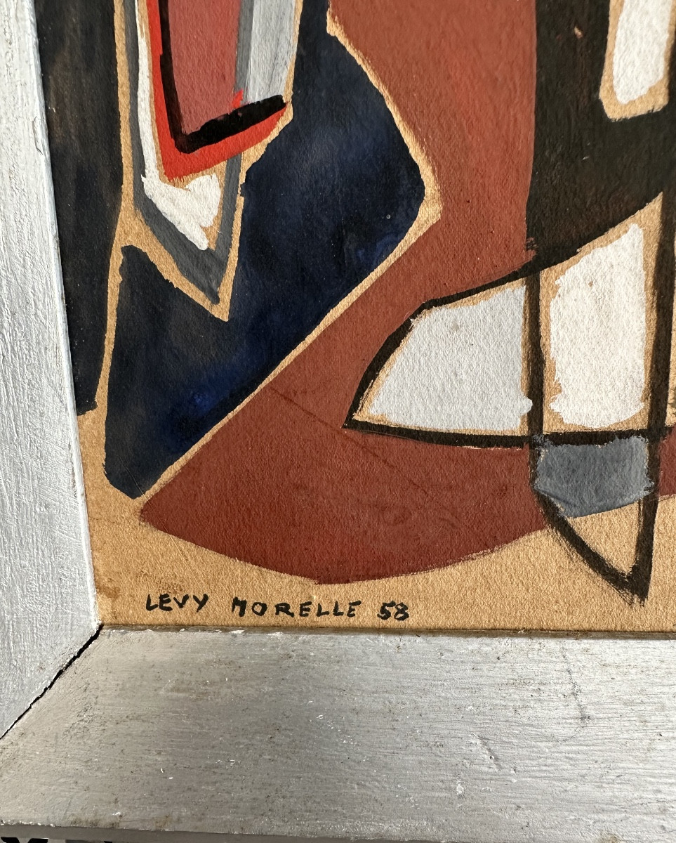 Gouache Abstraction By Jacqueline Levy-morelle-photo-2