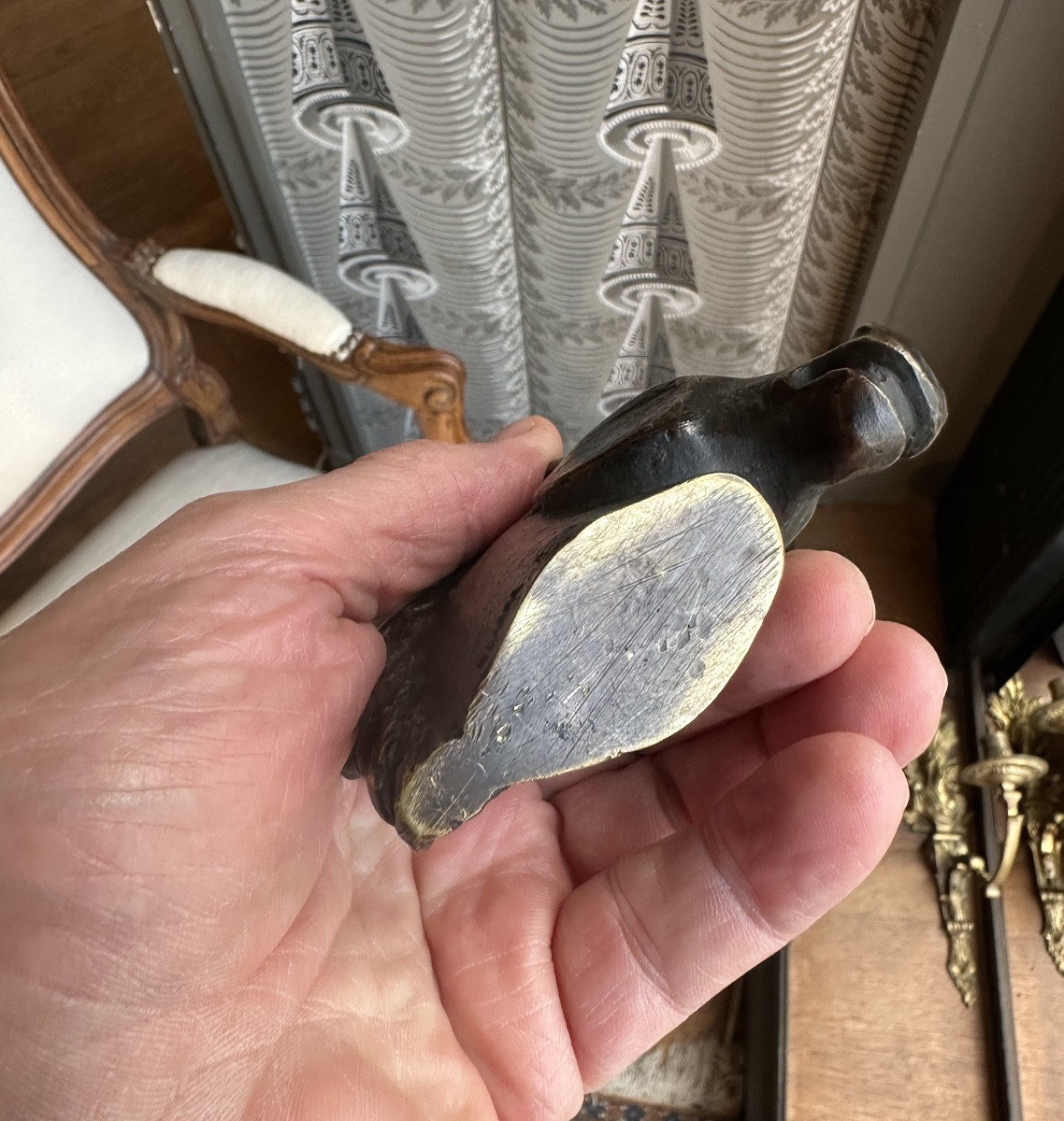 Small Bronze Horse Head By Ricardo Scarpa 8/8-photo-1